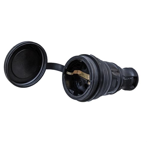 Розетка 1-м 16А с заземл. каучук TOKOV ELECTRIC TKE-C05-KR-Z 1701084 - фото 16756533