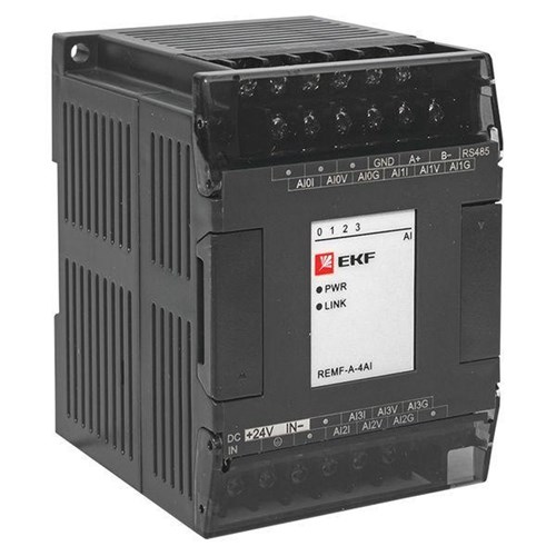 Модуль аналогового ввода REMF 4 PRO-Logic EKF REMF-A-4AI 1657577 - фото 16756744