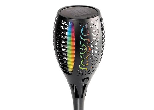 Светильник светодиодный SLR-S11-RGB садовый эффект факела 33LED 58см IP44 (3 варианта установки) солнечная батарея ФАZА 5040823 1623603 - фото 16756832