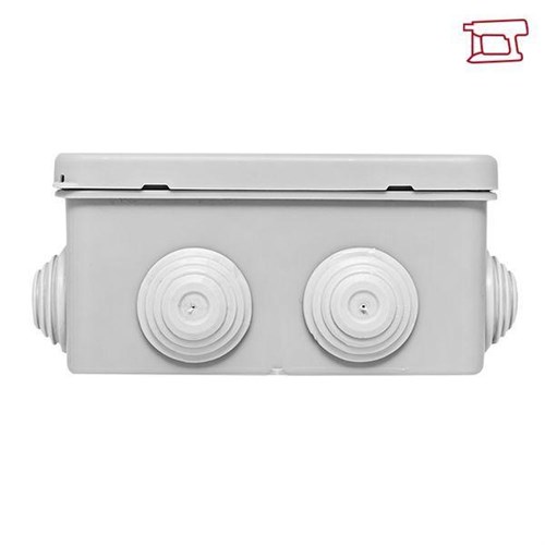 Коробка распределительная КМР-030-014 100х100х50 IP55 с крышкой 10 мембранных вводов розн. стикер EKF plc-kmr-030-014-r 1355583 - фото 16757413