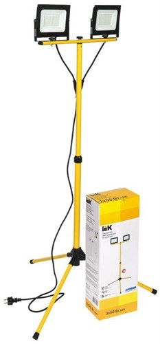 Прожектор светодиодный СДО 06-2x50Ш 6500К IP65 штатив черн. IEK LPDO606-2X050-65-K02 1337526 - фото 16757439