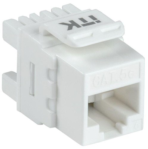 Модуль Keystone Jack кат.5E UTP 110 IDC 180град. ITK CS1-1C5EU-12 1274715 - фото 16757692