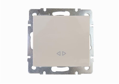 Выключатель промежуточный 1-кл. СП Rain IP20 механизм крем. LEZARD 703-0388-107 450526 - фото 16758097