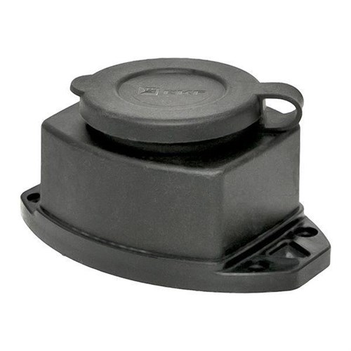 Розетка настенная 16А IP44 230В 2P+PE с защ. крышкой каучук Basic EKF RPS-014-16-230-44 326181 - фото 16758485