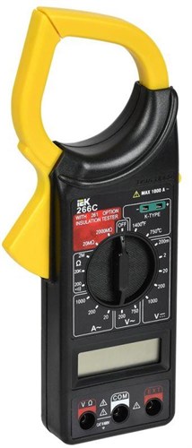 Клещи токоизмерительные Expert 266C IEK TCM-1C-266 278507 - фото 16758495