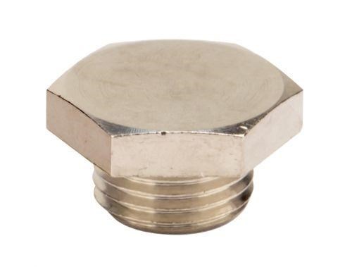 Заглушка M16х1.5 никелир. латунь DKC 6050-16A 1092298 - фото 16758565