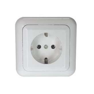 Розетка 1-м СП РС10-307 10А IP20 евро стандарт бел. БЕЛ. ЦЕРКОВЬ РС10-307 261589 - фото 16758744