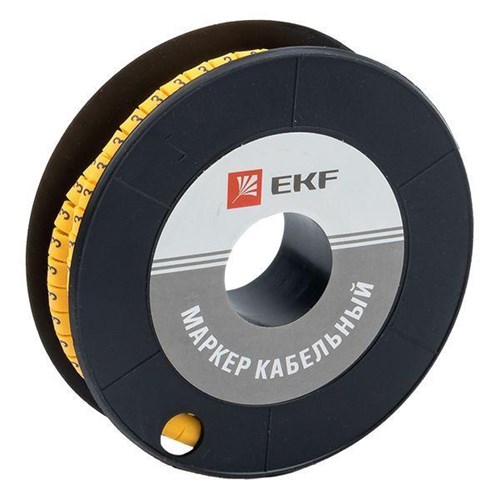 Маркер каб. 1.5кв.мм "3" (к-1000ед) (ЕС-0) EKF plc-KM-1.5-3 261186 - фото 16758746