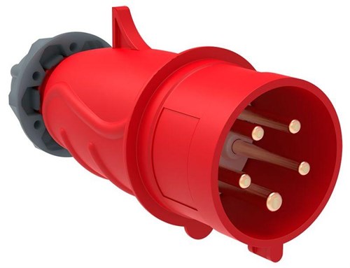 Вилка эл. каб. 16А 3P+PE+N 380В IP44 MAGNUM ССИ-015 IEK PSN02-016-5 255646 - фото 16758764