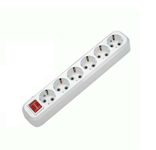 Колодка удлинителя 6-м с заземл. с выкл. Makel MGP231 28922 - фото 16758849