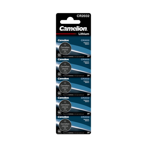 Элемент питания литиевый CR2032 BL-5 (блист.5шт) Camelion 1595 197879 - фото 16758915
