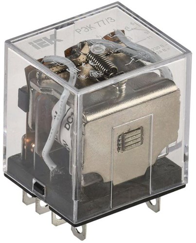 Реле РЭК 77-3 10А 12В DC IEK RRP10-3-10-012D 82376 - фото 16759220
