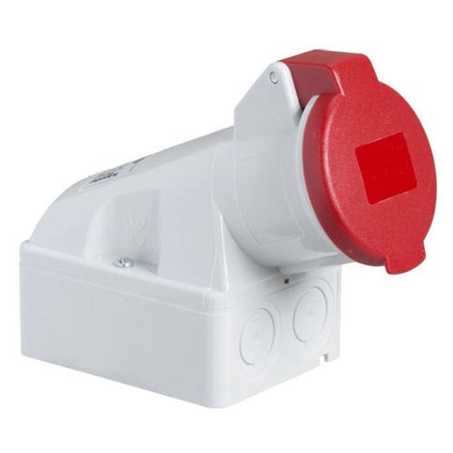 Розетка настенная 32А 380В 3P+E винт. клеммы IP44 SchE 83120 1058014 - фото 16759553