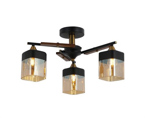 Люстра Glitz Е27х3 60Вт IP20 Freya FR5154PL-03B 1950182 - фото 16759872
