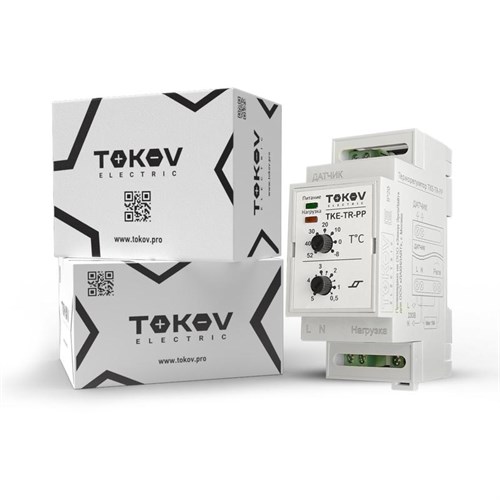 Термостат механический для обогрева труб на DIN-рейку Tokov Electric TKE-TR-PP 1796596 - фото 16760397