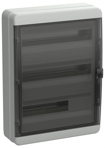 Корпус пластиковый КМПн-54 IP65 черн. прозр. дверь TEKFOR IEK TF5-KP72-N-54-65-K03-K02 1791999 - фото 16760416