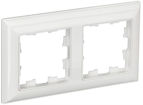 Рамка 2-м BRITE РУ-2-Бр бел./бел. IEK BR-M22-12-K01 1766137 - фото 16760526