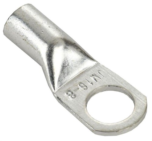 Наконечник медный луженый JGA-16-8 (ТМЛ) (уп.5шт) IEK UNP10-31-O-016-008-05 1766165 - фото 16760539