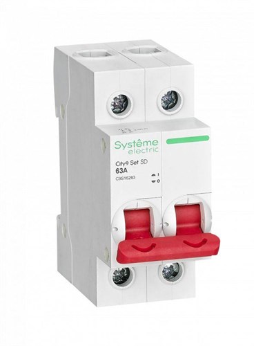 Выключатель нагрузки 2п 63А 400В City9 Set SE C9S16263 1701653 - фото 16760628