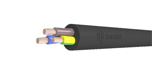 Кабель КГ-ХЛ 3х4 (N PE) 220/380-3 (м) Цветлит 00-00142688 1686653 - фото 16760736