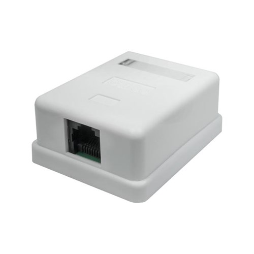 Розетка компьютерная 1-м 8P8C (RJ-45) UTP кат.5E SUPRLAN 10-0307 1636085 - фото 16760874