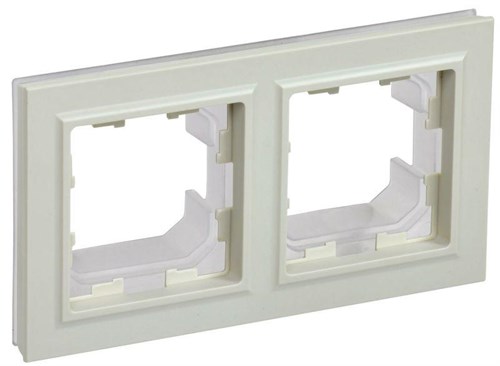 Рамка 2-м IP44 BRITE РУ-2-БрКр-44 беж. IEK BR-M22-44-K10 1617317 - фото 16760944