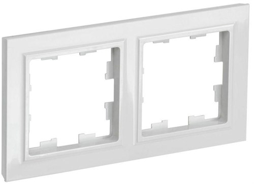 Рамка 2-м BRITE РУ-2-БрБ бел. IEK BR-M22-K01 1617324 - фото 16760947