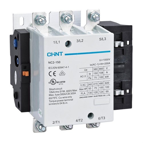 Контактор NC2-150 150А кат. 220-240В AC AC-3 (R) CHINT 671398 1611354 - фото 16760959