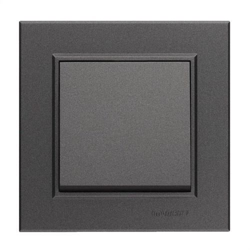 Выключатель 1-кл. СП Karea 10А IP20 дым. металлик Makel 56050001 1589870 - фото 16761131