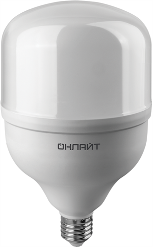 Лампа светодиодная высокомощная 82 905 OLL-T125-50-230-865-E27Е40 50Вт 6500К холод. бел. E27/E40 3500лм 176-264В ОНЛАЙТ 82905 1356031 - фото 16761491