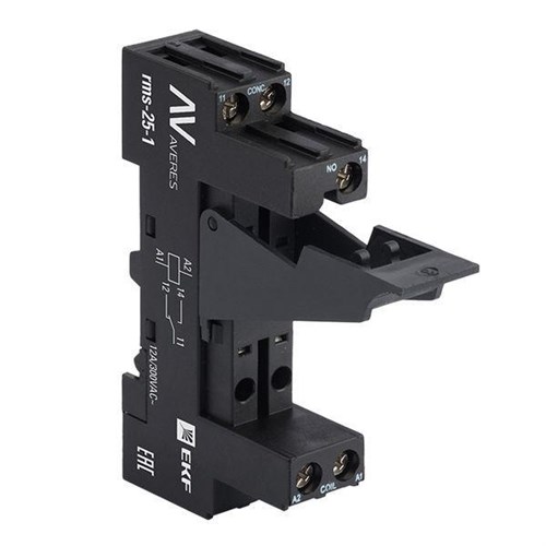 Разъем для реле РM slim 25/1 AVERES EKF rms-25-1 1279130 - фото 16761796