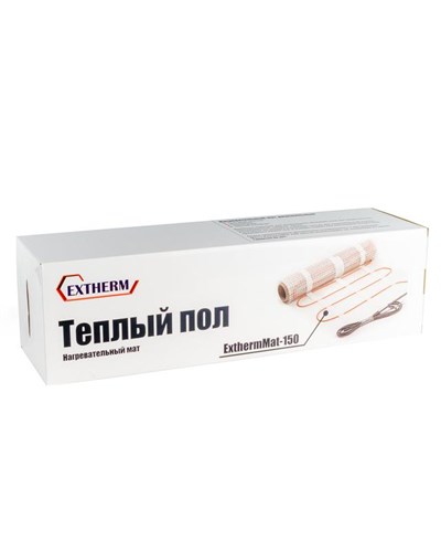 Комплект "Теплый пол" (мат) двухжил. 150Вт/кв.м 600Вт 8х0.5м 4кв.м ExthermMat 150-600-4.0 526731 - фото 16761838