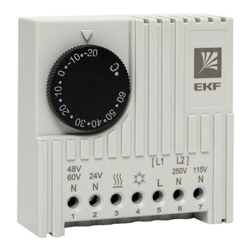 Термостат NO/NC (охлаждение/обогрев) на DIN-рейку 5-10А 230В IP20 PROxima EKF thermo-no-nc-din 447662 - фото 16761998