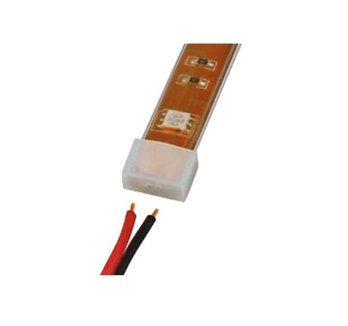 Зажим изолирующий UCW-H10 WHITE 020 POLYBAG для светодиодной ленты 5050 с отв. для проводов 10мм бел. силикон (уп.20шт) Uniel 06679 484722 - фото 16762055