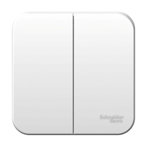 Выключатель 2-кл. ОП Blanca 10А IP20 (сх. 5) 250В с изолир. пластиной бел. SE BLNVA105011 1210452 - фото 16762128