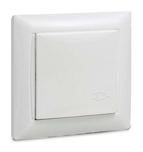 Розетка 1-м VALENZO защ. крышка с заземл. 6114 бел. ASD / IN HOME 4690612006376 464658 - фото 16762171