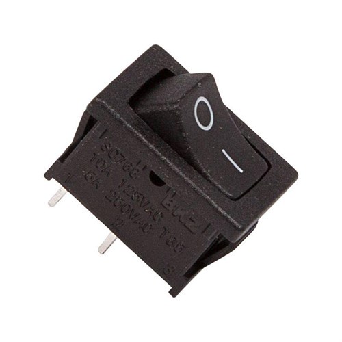 Выключатель клавишный 250В 6А (2с) ON-OFF черн. Mini (RWB-201; SC-768) Rexant 36-2110 415473 - фото 16762282