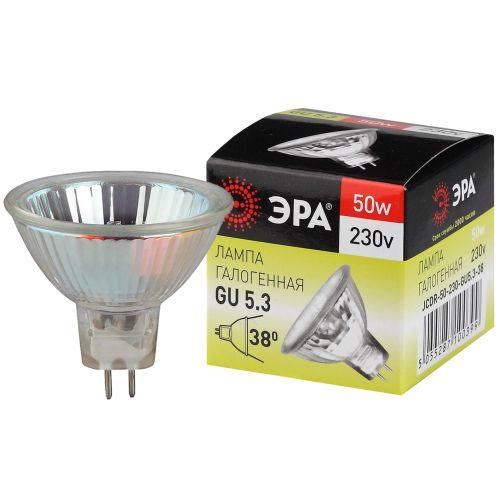 Лампа галогенная GU5.3-JCDR (MR16) -50W-230V-Cl ЭРА C0027365 416083 - фото 16762297