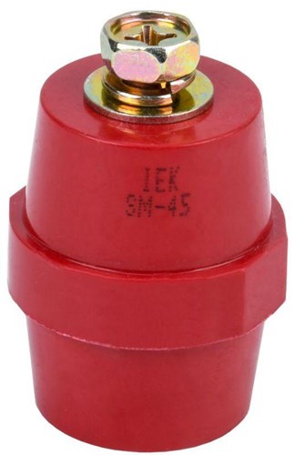 Изолятор SM45 (М8) силовой с болтом IEK YIS11-45-14-B 1036020 - фото 16762742