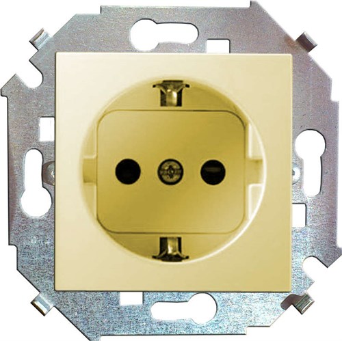 Розетка 1-м СП Simon 15 16А IP20 250В с заземл. винтов. клеммы механизм сл. кость Simon 1591432-031 261167 - фото 16762841