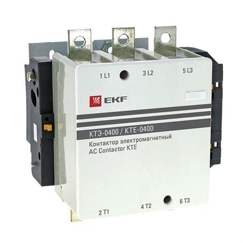 Контактор КТЭ 400А кат. 230В AC 1НО EKF ctr-b-400 126138 - фото 16763208