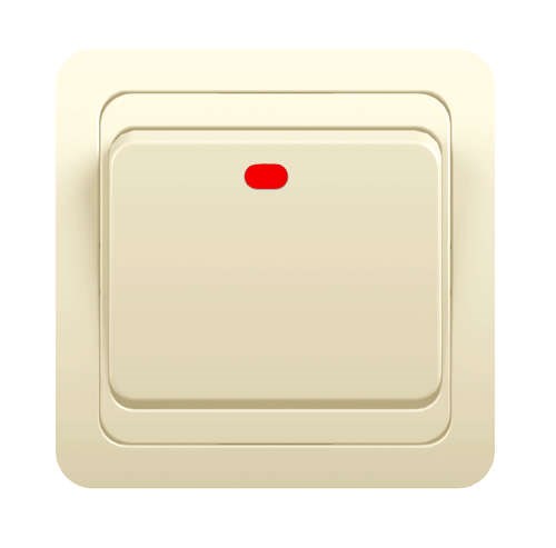 Выключатель 1-кл. СП Classic 10А IP20 с индикацией крем. POWERMAN 1156499 67957 - фото 16763444