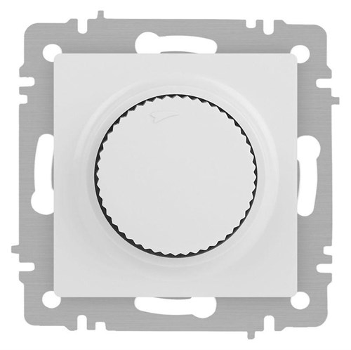 Светорегулятор Accent 6-401-01М поворотный 600Вт 230В IP20 СУ бел. матов. Intro Б0063671 1931533 - фото 16764007