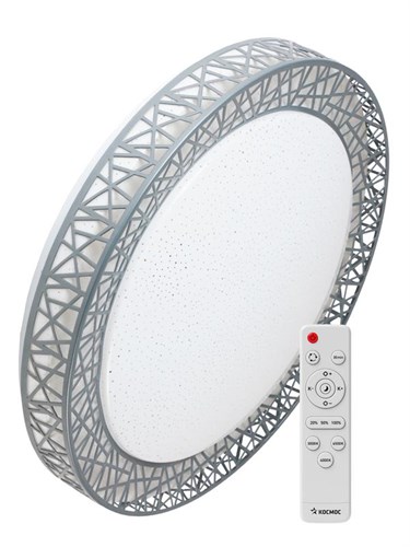 Светильник светодиодный PREMIUM Loft-B 75Вт 230В 3000-6500К 6000лм IP40 490х100мм настенно-потолоч. управляемый с пультом ДУ КОСМОС KSLofG75W 1851197 - фото 16764130