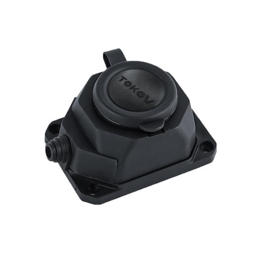 Колодка удлинителя 1-м 16А с заземл. каучук TOKOV ELECTRIC TKE-C05-KK1-Z 1701078 - фото 16764653