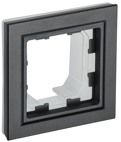 Рамка 1-м IP44 BRITE РУ-1-БрЧ-44 черн. IEK BR-M12-44-K02 1617302 - фото 16764988