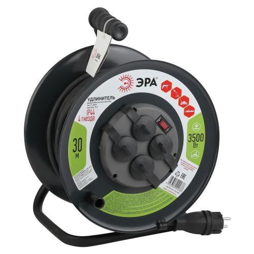 Удлинитель на метал. катушке 4х30м с заземл. 16А IP44 RMx-4es-3х2.5-30m-IP44(KG) КГ 3х2.5 Эра Б0043058 1428719 - фото 16765367