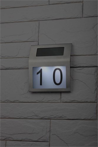 Номер дома ERAFS048-09 2LED с подсветкой солнечная батарея ЭРА Б0044249 562176 - фото 16765595