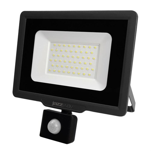 Прожектор светодиодный PFL-C3 SENSOR 50Вт 6500К IP65 ДО закален. прозр. стекло Pro JazzWay 5026940A 558644 - фото 16765622