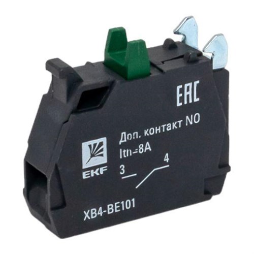 Контакт дополнительный NO зел. PROxima EKF XB4-BE101 1277358 - фото 16765805